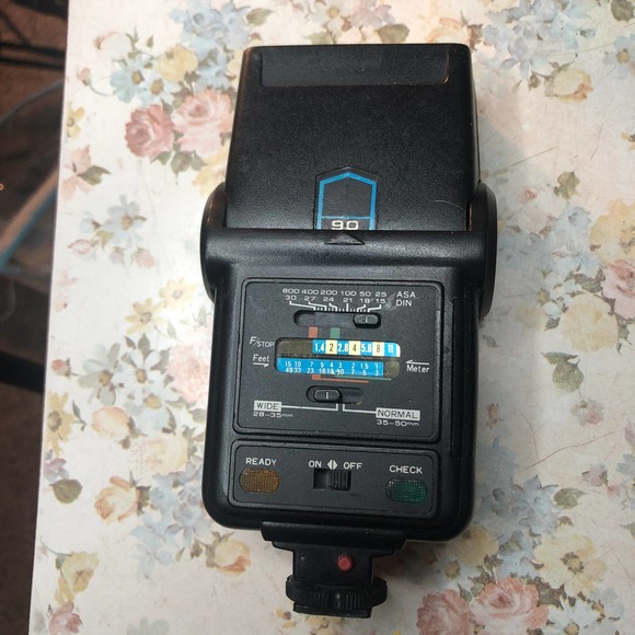 Vintage Crown 175A Automatic Bounce Flash Photography Speedlight - Picture 8 of 10